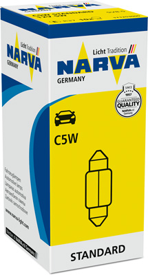 Bulb, licence plate light - 171253000 NARVA