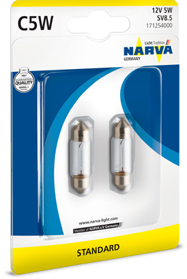 Lampadina, Luce targa - 171254000 NARVA