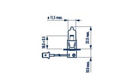 lemputė, prožektorius - 487003000 NARVA