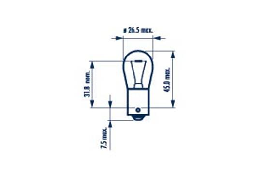 Bulb, stop light - 174213000 NARVA