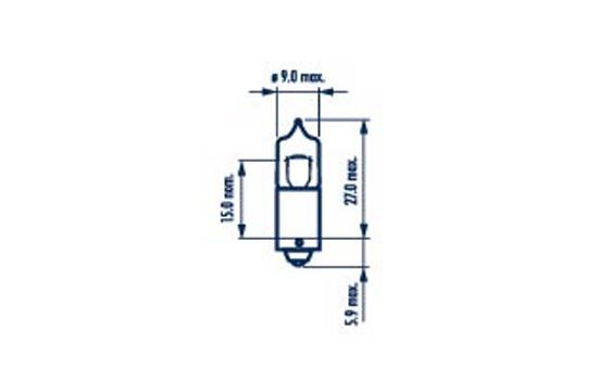 Bulb, interior light - 178303000 NARVA