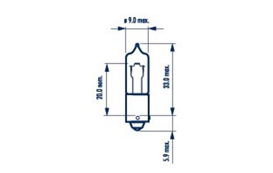 Лампа накаливания, фонарь указателя поворота - 681913000 NARVA