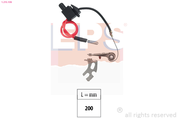 Kit contatti, Distributore di accensione - 1.215.106 EPS
