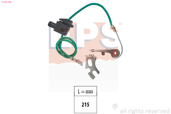 Kit contatti, Distributore di accensione - 1.215.122 EPS