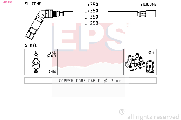 Ignition Cable Kit - 1.499.232 EPS