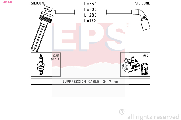 Ignition Cable Kit - 1.499.249 EPS