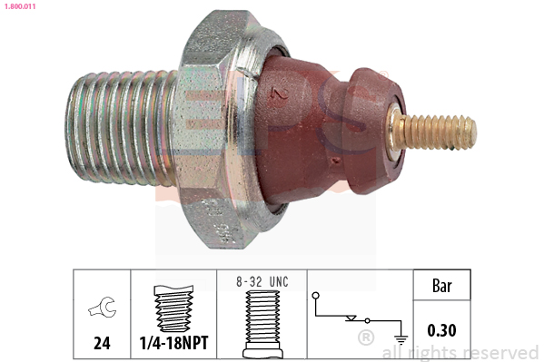 Oil Pressure Switch - 1.800.011 EPS