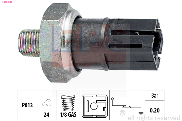 Oil Pressure Switch - 1.800.042 EPS