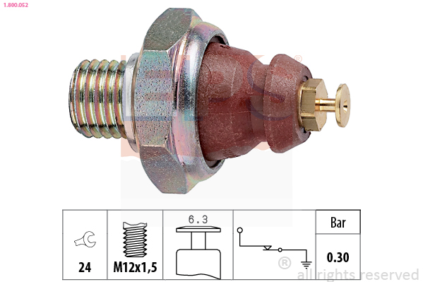 Oil Pressure Switch - 1.800.052 EPS