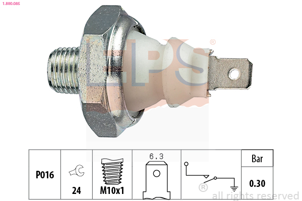 Oil Pressure Switch - 1.800.085 EPS