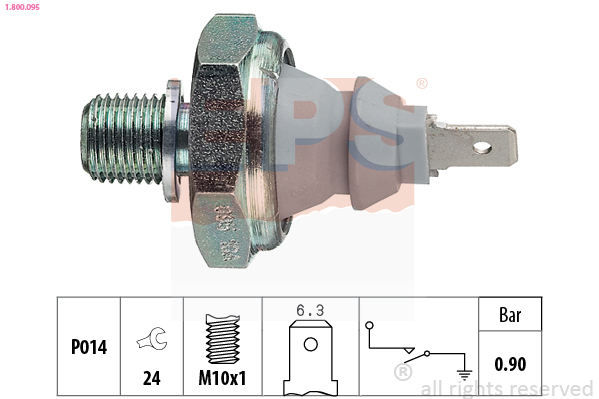Oil Pressure Switch - 1.800.095 EPS