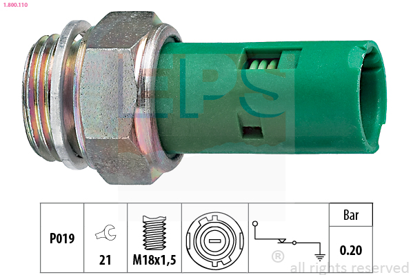 Oil Pressure Switch - 1.800.110 EPS