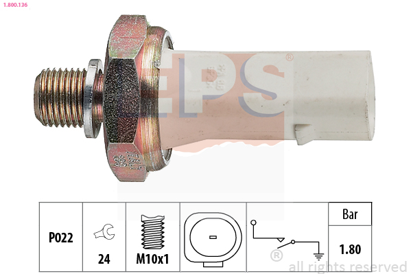 Oil Pressure Switch - 1.800.136 EPS