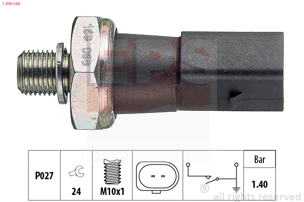 Oil Pressure Switch - 1.800.168 EPS