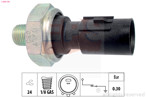 Oil Pressure Switch - 1.800.195 EPS