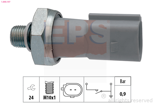 Oil Pressure Switch - 1.800.197 EPS