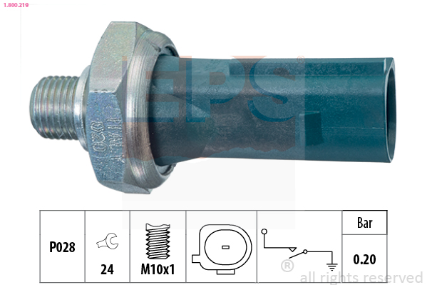 Oil Pressure Switch - 1.800.219 EPS