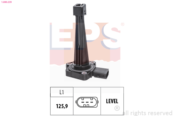 jutiklis, variklio alyvos lygis - 1.800.239 EPS