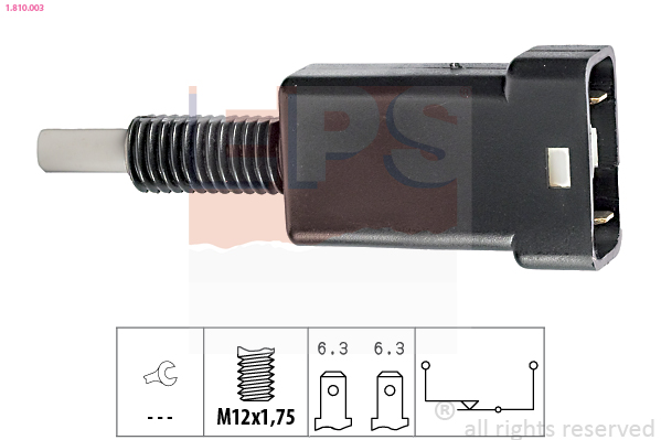 Brake Light Switch - 1.810.003 EPS