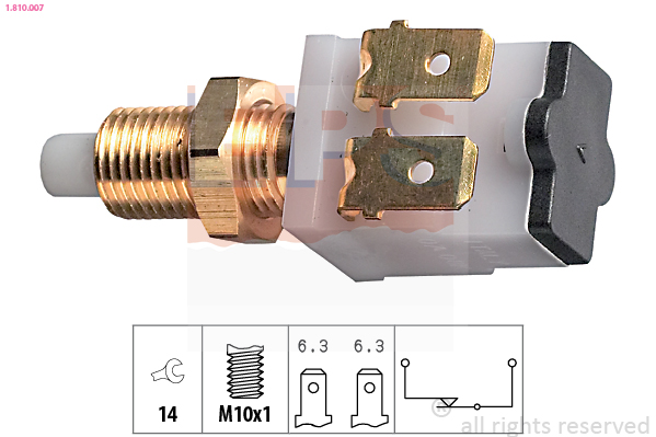 Brake Light Switch - 1.810.007 EPS