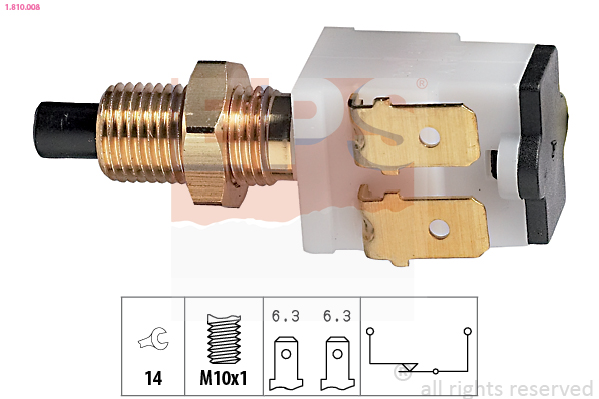 Brake Light Switch - 1.810.008 EPS