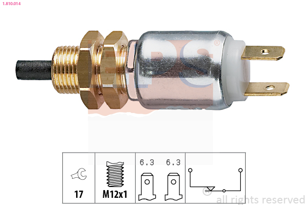 Interruttore luce freno - 1.810.014 EPS