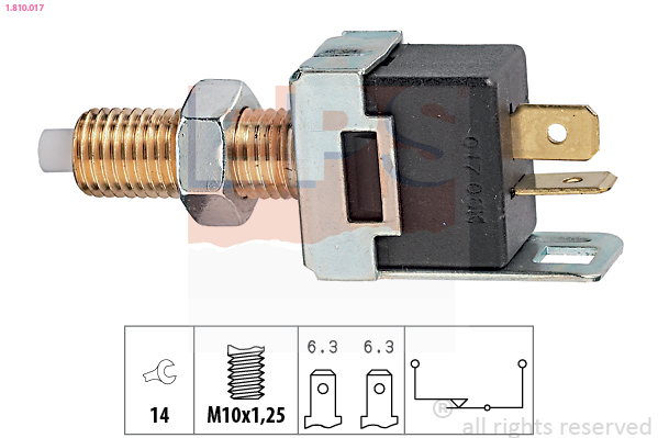 Brake Light Switch - 1.810.017 EPS
