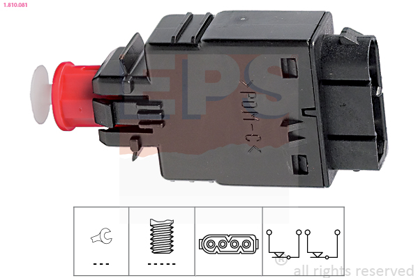 Interruttore luce freno - 1.810.081 EPS