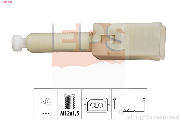 Bremslichtschalter - 1.810.087 EPS
