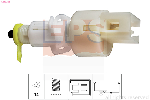 Interruttore luce freno - 1.810.108 EPS