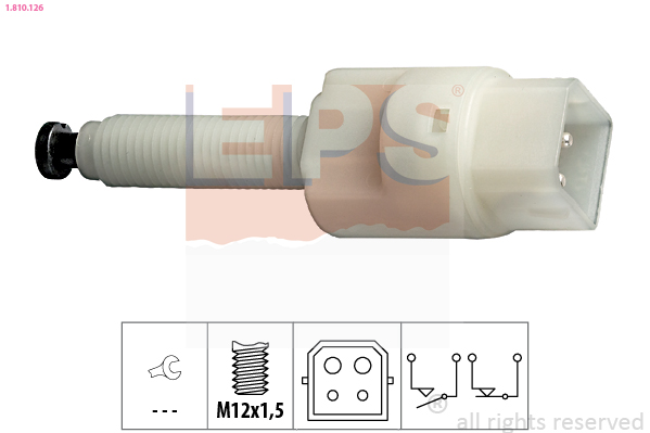 Brake Light Switch - 1.810.126 EPS