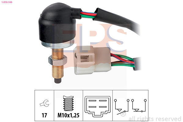 Brake Light Switch - 1.810.166 EPS