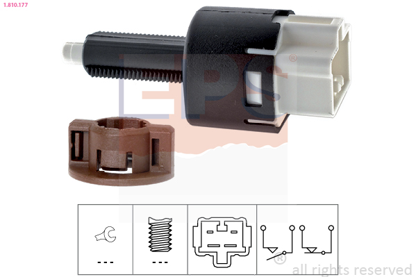 Brake Light Switch - 1.810.177 EPS