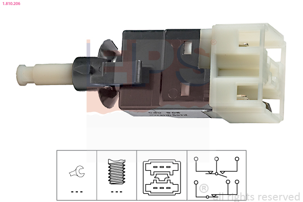 Brake Light Switch - 1.810.206 EPS