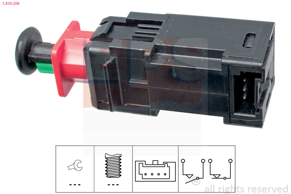 Brake Light Switch - 1.810.208 EPS