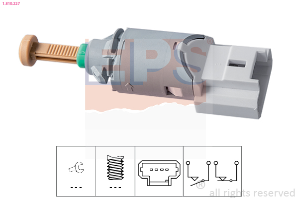 Brake Light Switch - 1.810.227 EPS