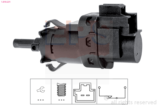 Brake Light Switch - 1.810.231 EPS