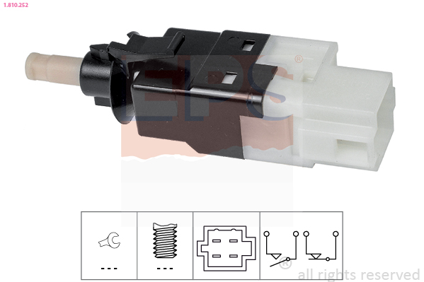 Brake Light Switch - 1.810.252 EPS