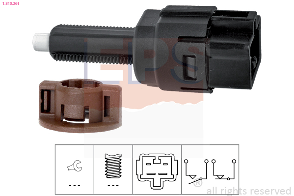 Interruttore luce freno - 1.810.261 EPS