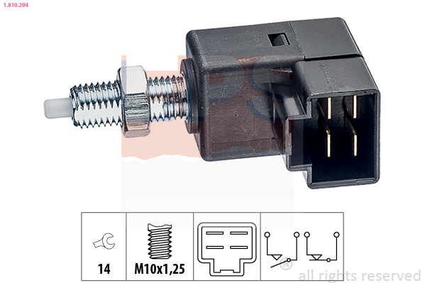 Brake Light Switch - 1.810.294 EPS