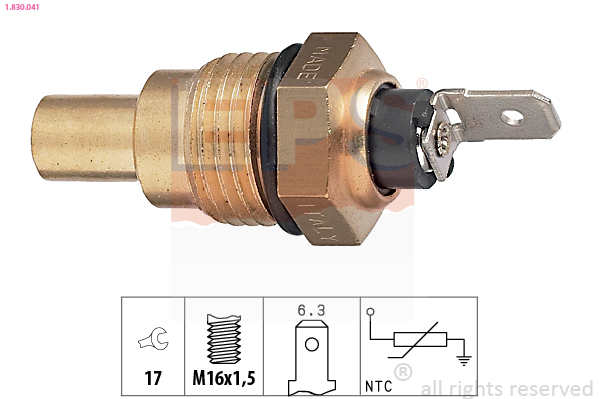 Sensore, Temperatura refrigerante - 1.830.041 EPS