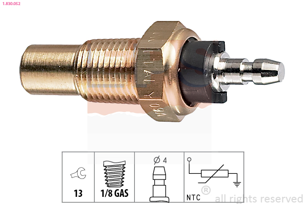 Sensor, coolant temperature - 1.830.052 EPS