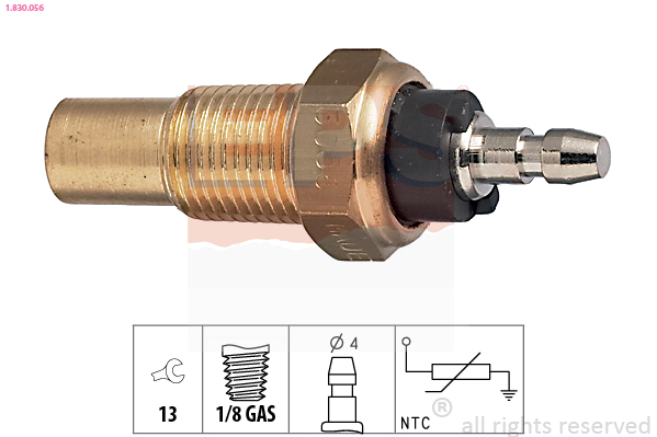Sensor, coolant temperature - 1.830.056 EPS