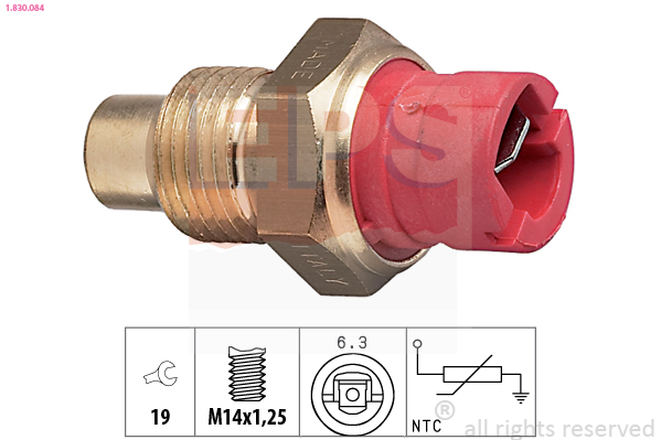Sensore, Temperatura refrigerante - 1.830.084 EPS