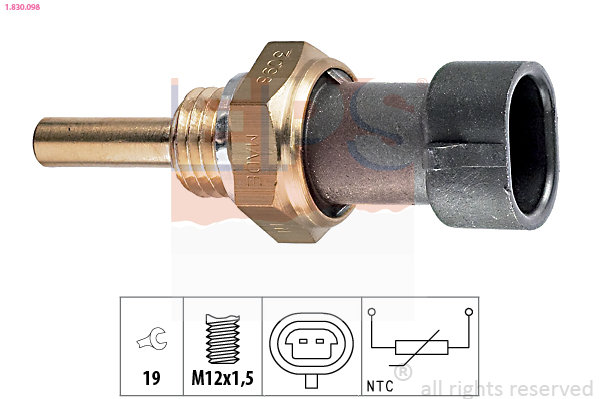 Sensor, oil temperature - 1.830.098 EPS
