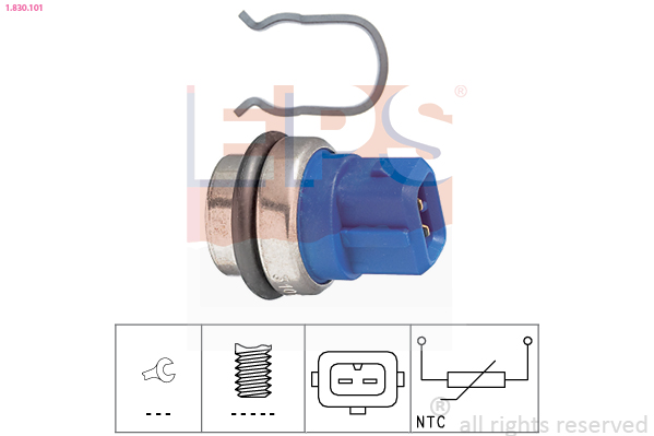 Sensor, coolant temperature - 1.830.101 EPS