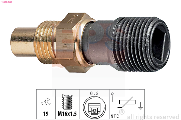 Sensore, Temperatura refrigerante - 1.830.102 EPS