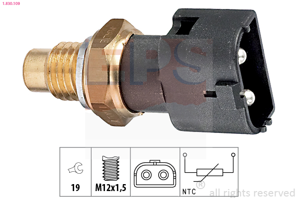 Sensor, coolant temperature - 1.830.109 EPS