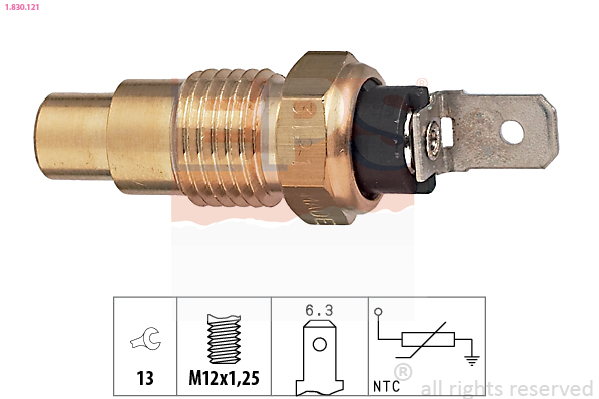 Sensore, Temperatura refrigerante - 1.830.121 EPS