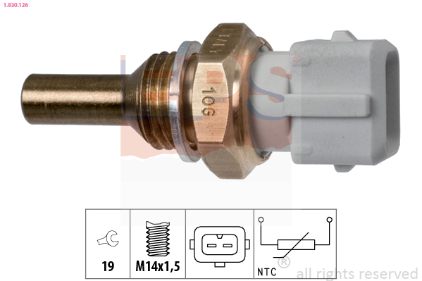 Sensor, coolant temperature - 1.830.126 EPS
